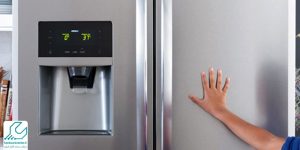 داغ شدن بدنه یخچال سامسونگ