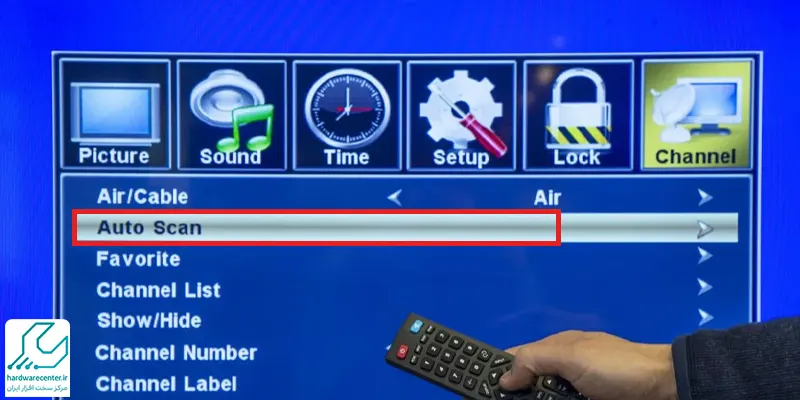 آموزش کانال یابی دیجیتال تلویزیون سامسونگ