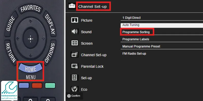 نحوه ی کانال یابی آنالوگ تلویزیون سامسونگ