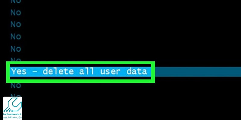 ریست فکتوری گوشی سامسونگ به روش دستی