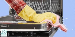 تمیز کردن ماشین ظرفشویی