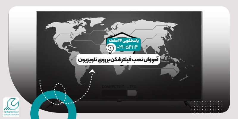 نصب فیلترشکن روی تلویزیون