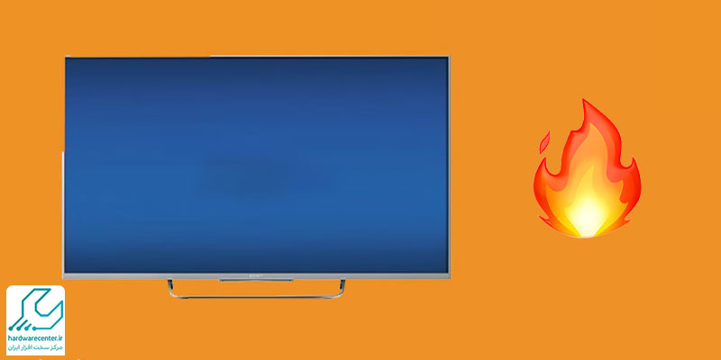 لکه های سفید تصویر تلویزیون