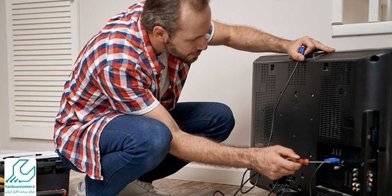 تعمیر پنل تلویزیون سوخته، خط‌دار و آبخورده