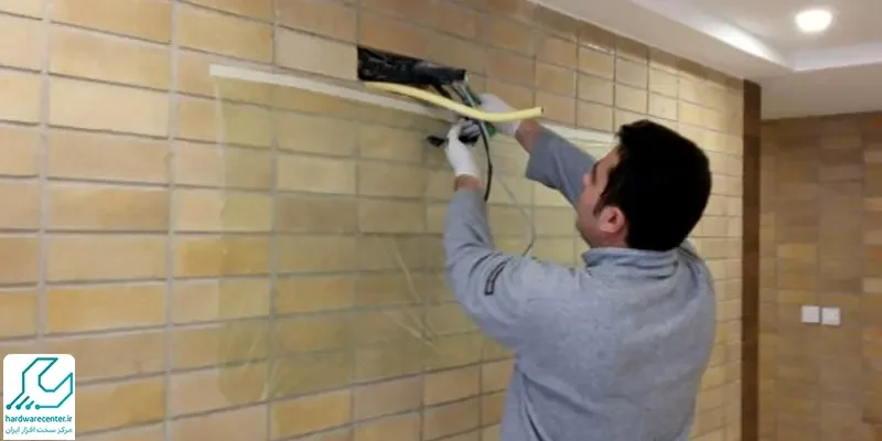 لوله کشی توکار کولر گازی سامسونگ